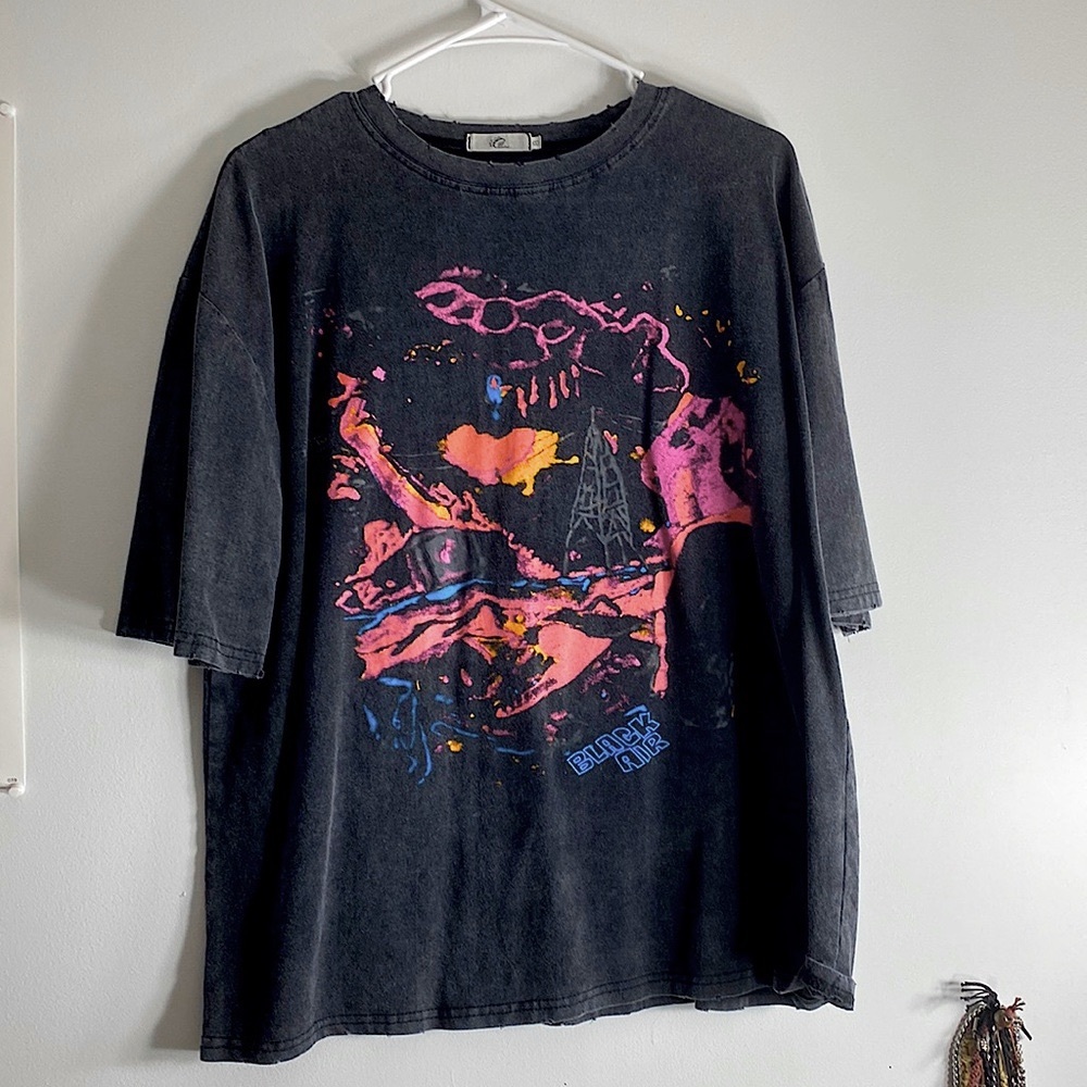 Black Air Distressed T-Shirt